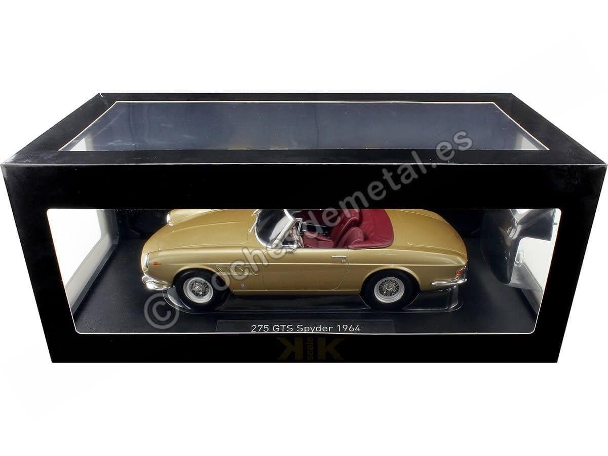 1/18 Scale Ferrari 275 GTS Pininfarina Spider Diecast Model Car - 1964 Classic Vintage Sports Car Collection - Perfect for Display, Gifts & Car Enthusiasts