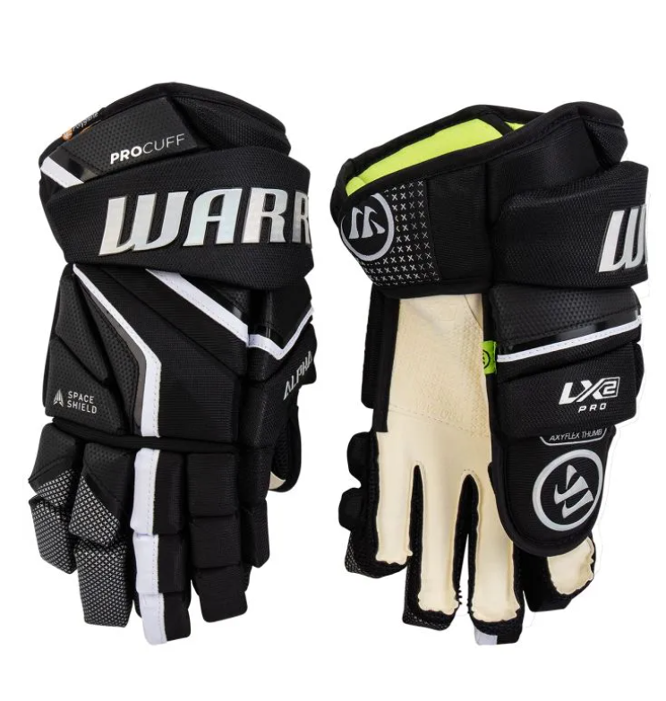 Warrior Alpha LX2 Pro Hockey Gloves for Kids - Youth Ice Hockey Gloves with Enhanced Protection & Grip - Perfect for Training, Games & Competitive Play