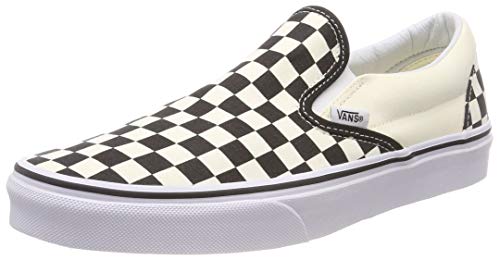 Black and White Checker/White