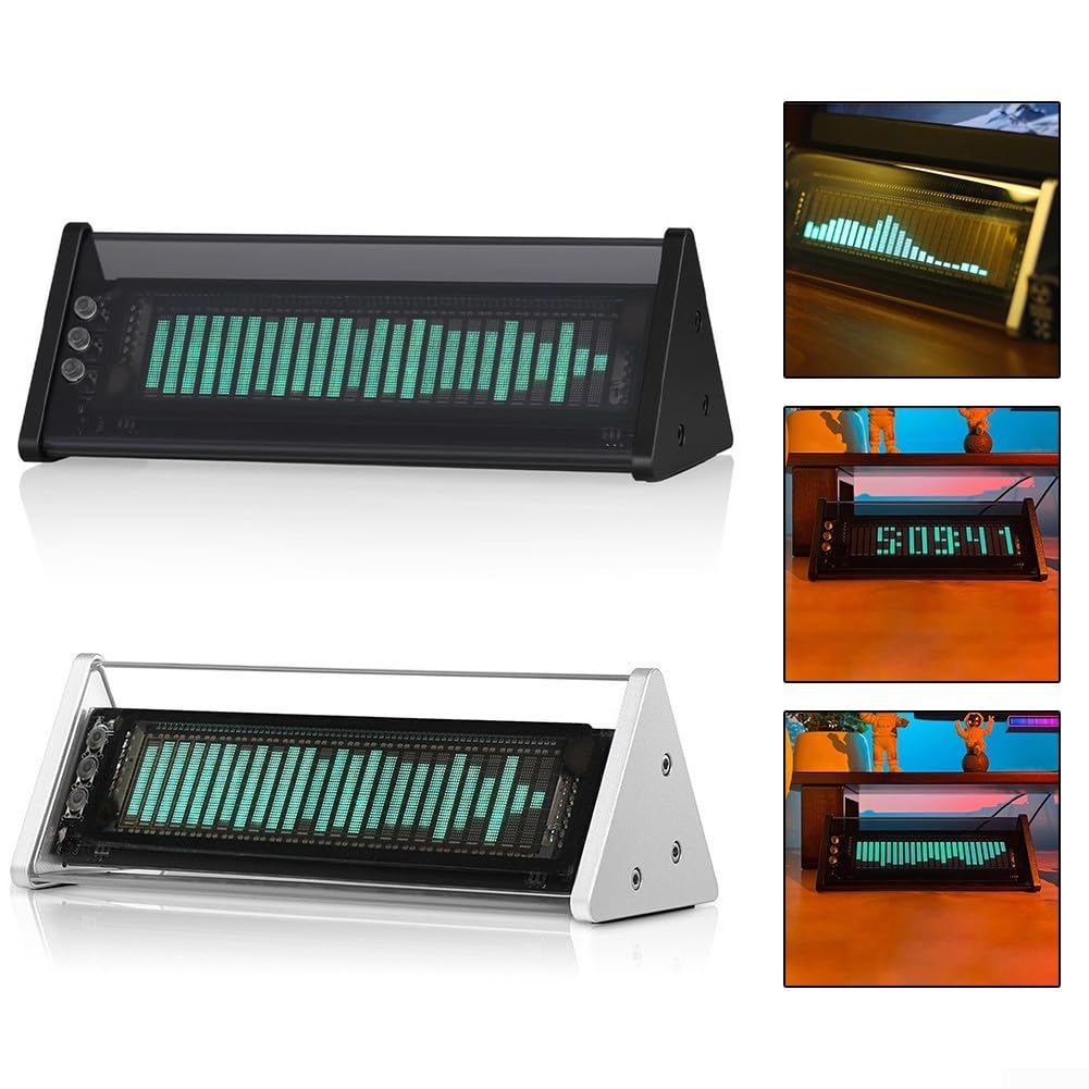 Professional VFD Spectrum Sound Level Meter - High Accuracy Noise Measurement Tool with Eye-Catching Silver Design | Perfect for Industrial Testing, Home Noise Monitoring & Workplace Safety Compliance