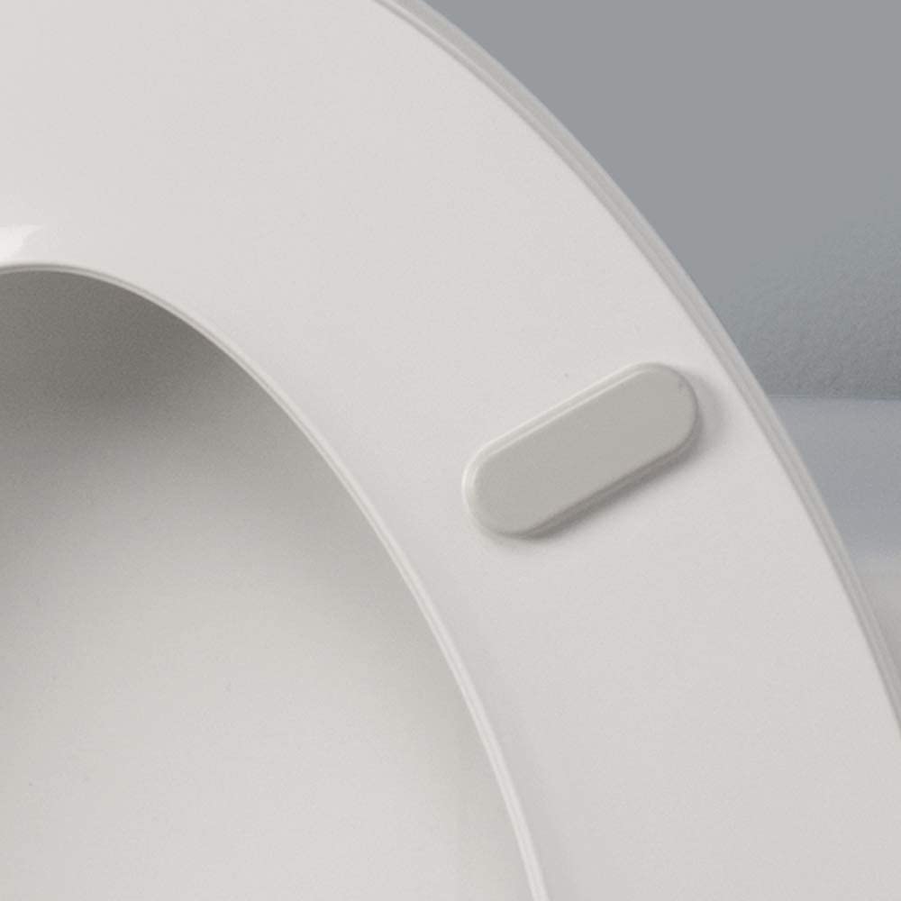 Bemis Radiance Heated Elongated Toilet Seat with Night Light - Soft Close, Comfortable & Hygienic - Perfect for Bathroom Upgrade & Elderly Safety (Biscuit/Linen)