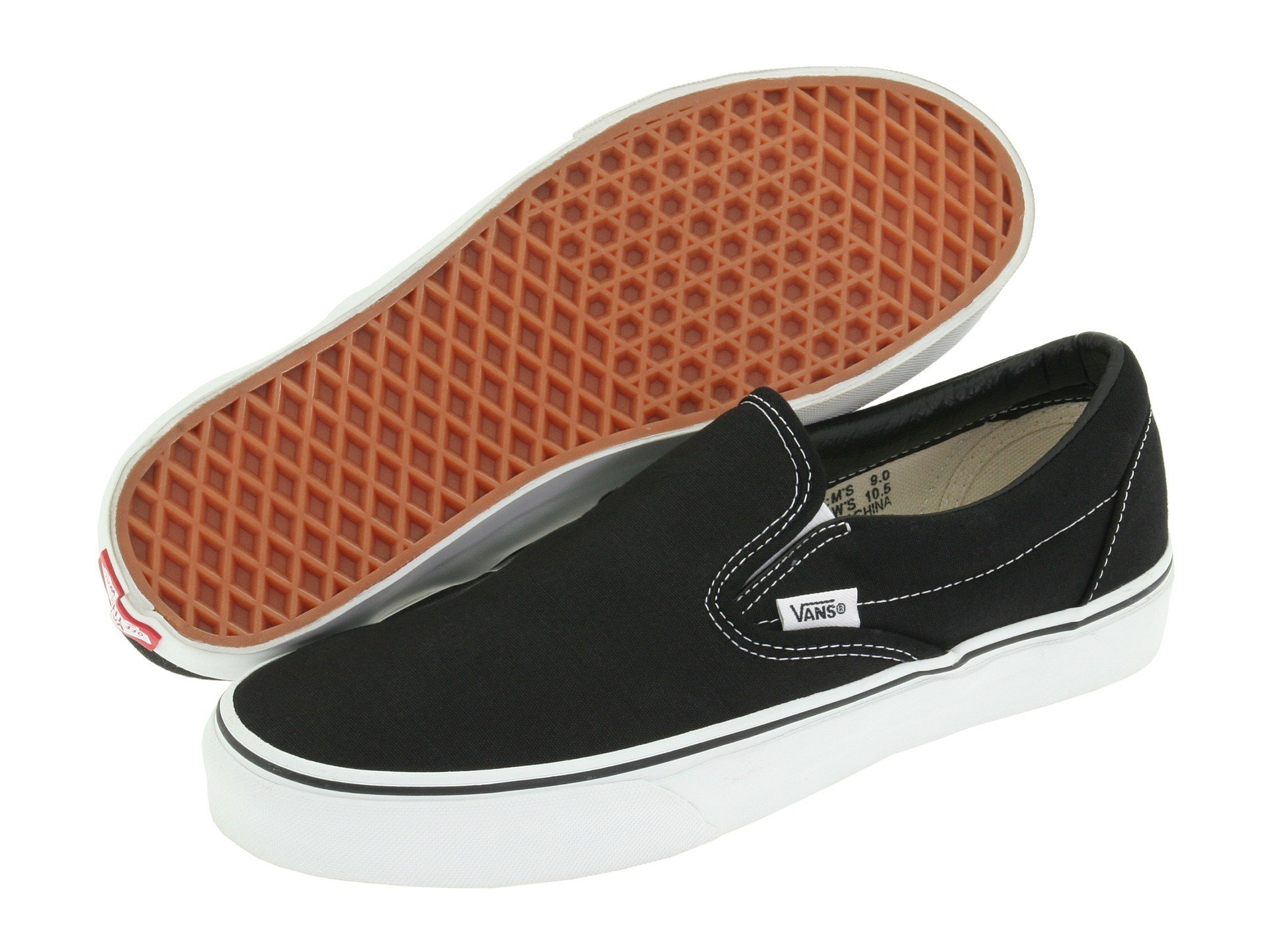Vans Classic Slip-On Sneakers for Men & Women | Comfortable Canvas Casual Shoes | Perfect for Skateboarding, Streetwear & Everyday Wear