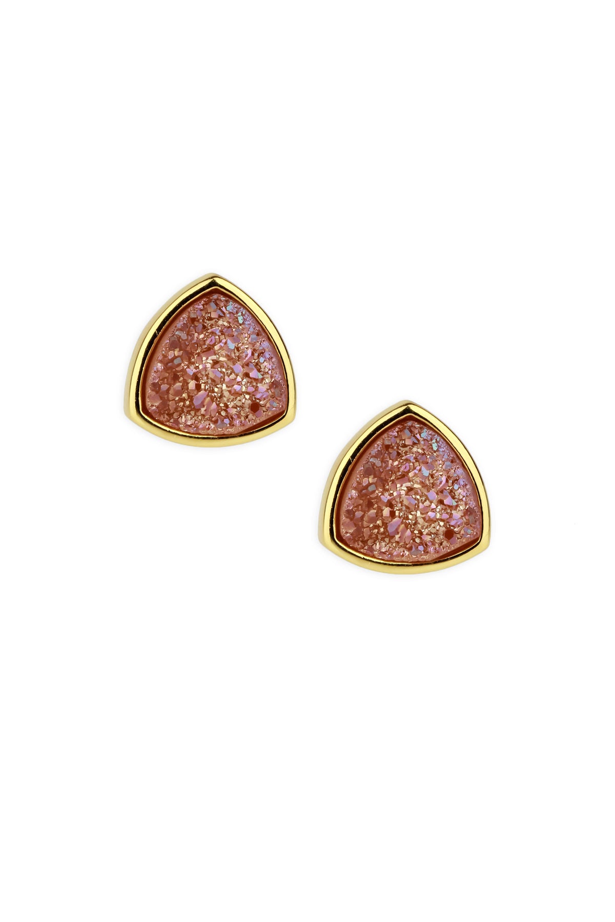 Druzy Stone Stud Earrings for Women – Sparkling Crystal Jewelry for Everyday Wear & Special Occasions