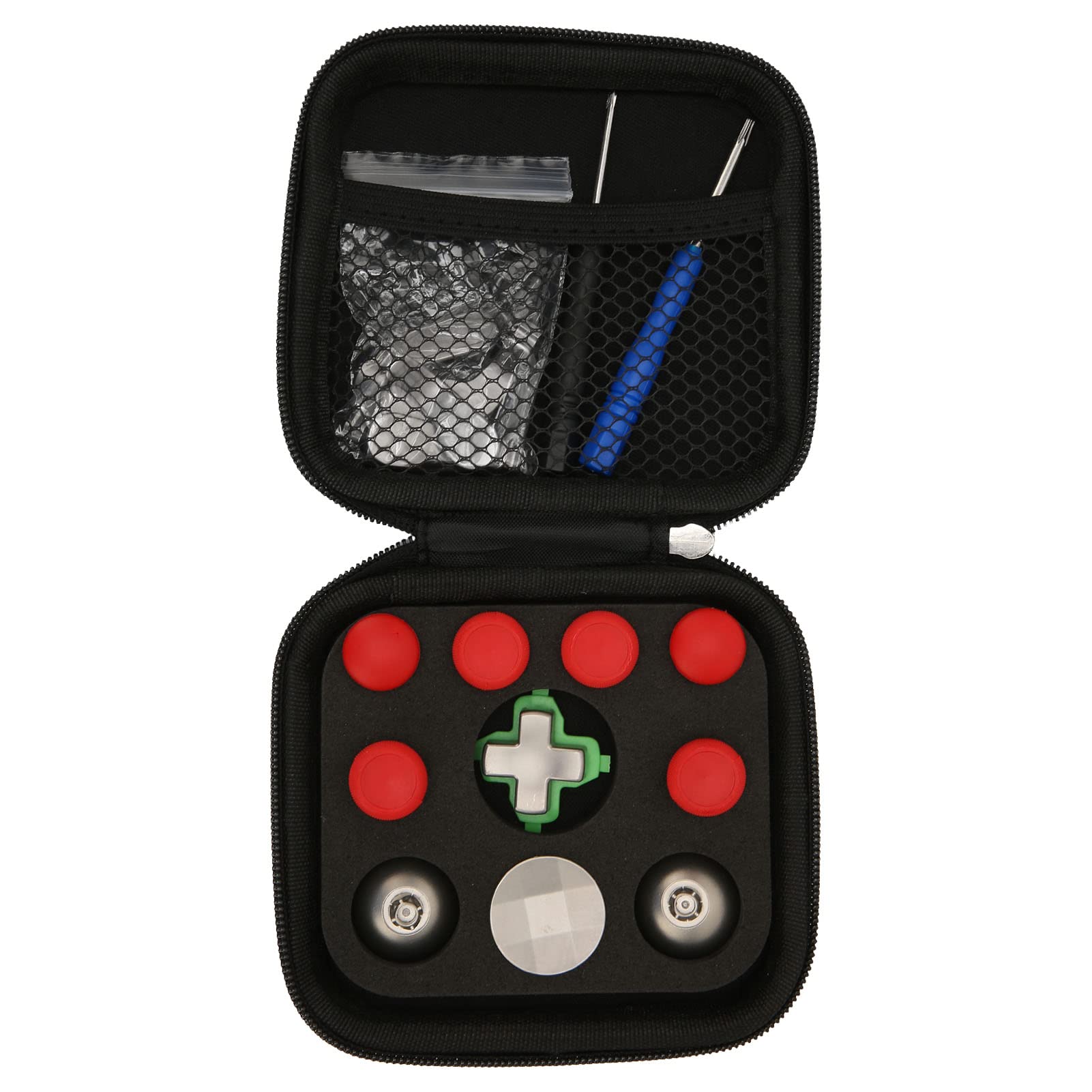 Metal Key Paddle Set for Gaming Controller - Reduce Fatigue (Red) - Perfect for FPS & Racing Games