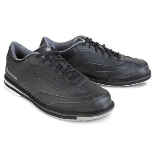 Brunswick Men's Rampage Black Right Hand Bowling Shoes - Comfortable & Durable for League Play & Casual Bowling