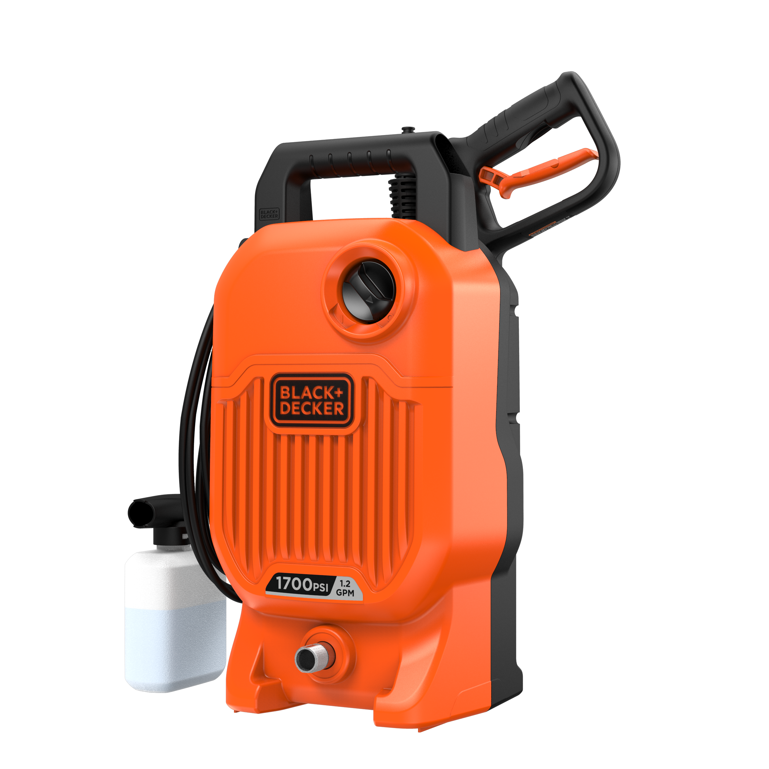 1,700 MAX PSI 1.2 GPM Electric Cold Water Pressure Washer - Perfect for Home Cleaning, Driveway Washing, and Outdoor Surface Maintenance