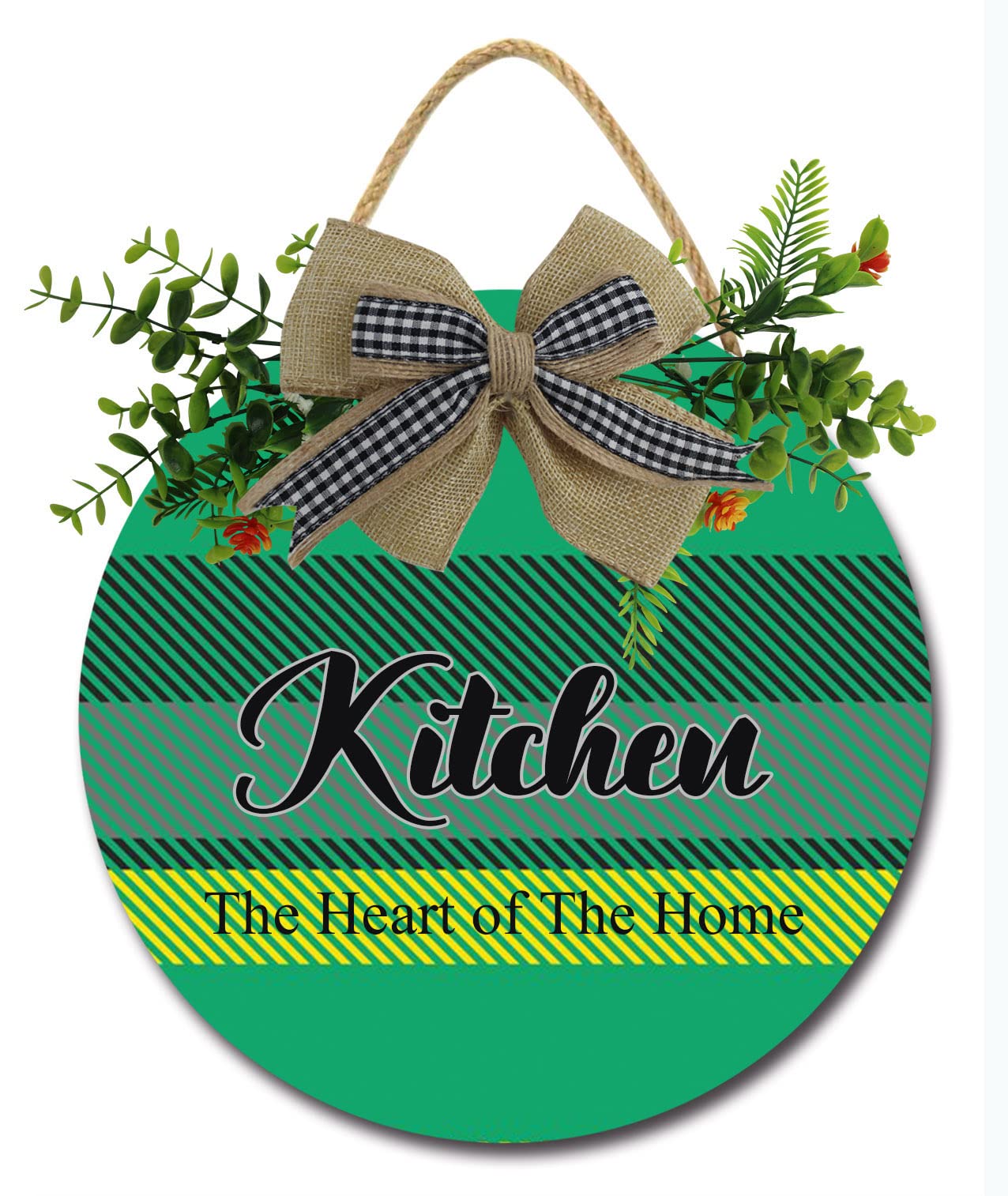 Farmhouse Kitchen Decor Signs - Rustic Wooden Wall Art with Funny Sayings | Heartwarming Home & Kitchen Hanging Decor for Farmhouse, Country Style Kitchens | Perfect for Coffee Bars, Dining Rooms & Cozy Kitchen Gifts