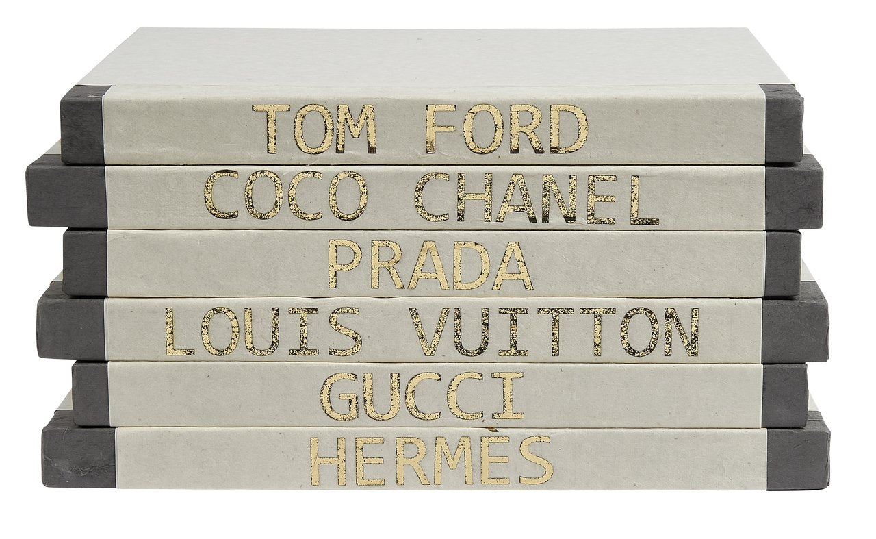 Personalized Custom Gold Lettering Notebook - Cream Cover with Elegant Gray Trim for Journaling, Note Taking & Gift Giving