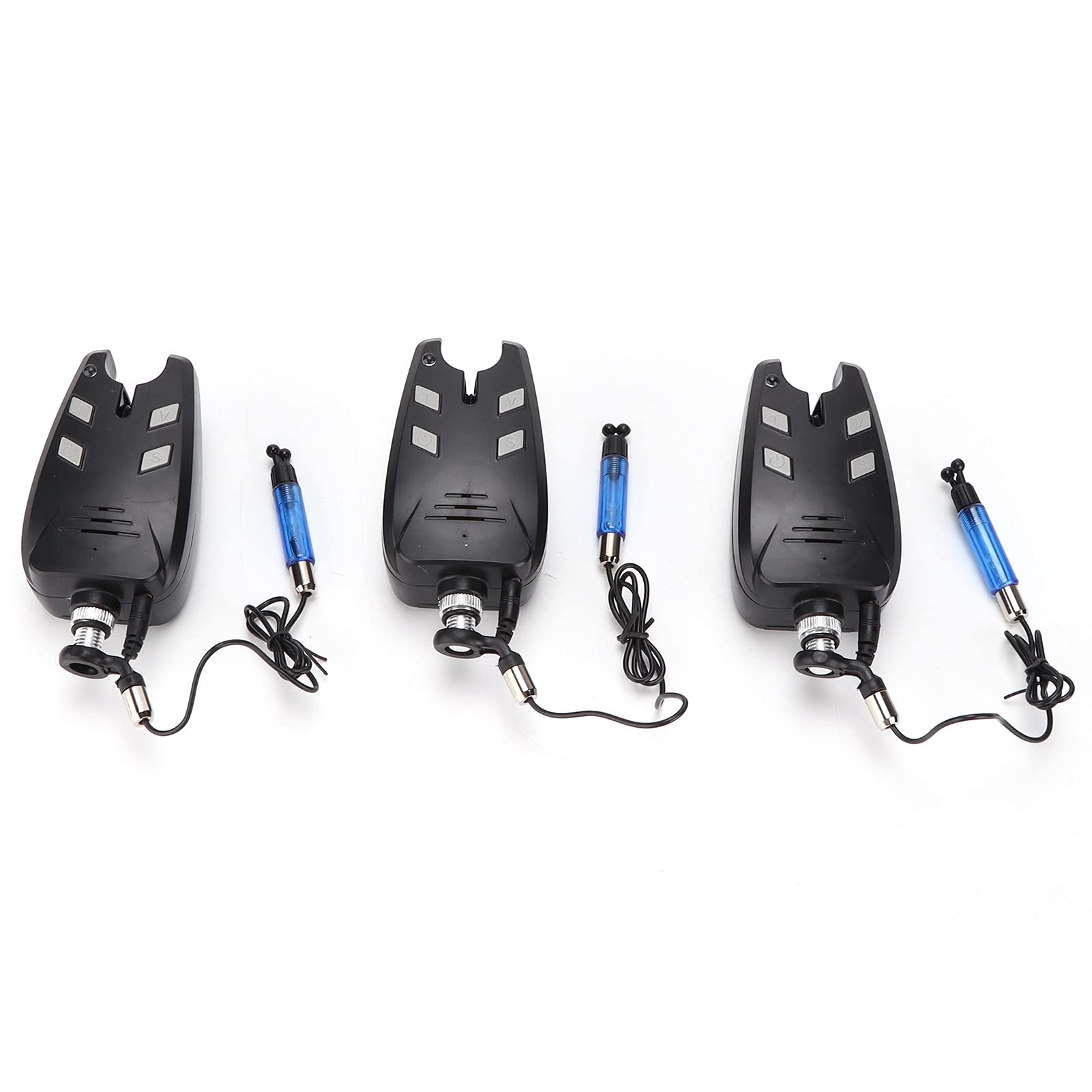 Eulbevoli Carp Fishing Bite Alarm - Waterproof LED Light & Sound Alarm System for Night Fishing | Easy to Use with Multiple Alert Modes | Perfect for Bank Fishing, Carp Angling, and Nighttime Fishing Adventures