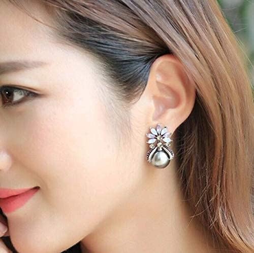 YouBella Women's Crystal Stud Earrings - Elegant Hypoallergenic Jewelry for Girls & Women - Perfect for Weddings, Parties & Everyday Wear