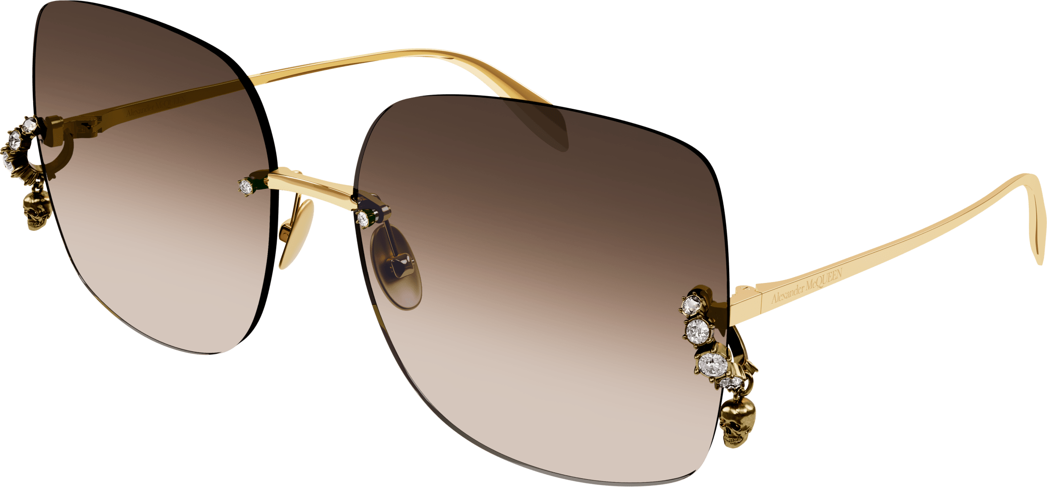 Alexander McQueen AM0390S Sunglasses - Luxury Designer Shades for Men & Women | Perfect for Outdoor Activities, Travel & Fashion Statements