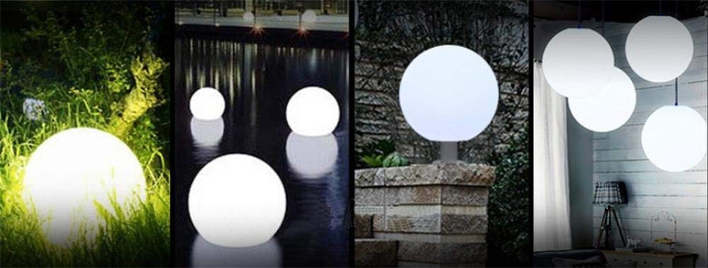 Starlight LED Solar Powered Outdoor Waterproof Ball Lights - 12cm Weatherproof Garden Lawn & Courtyard Decoration for Patio, Pathway, Backyard, Wedding & Party Lighting