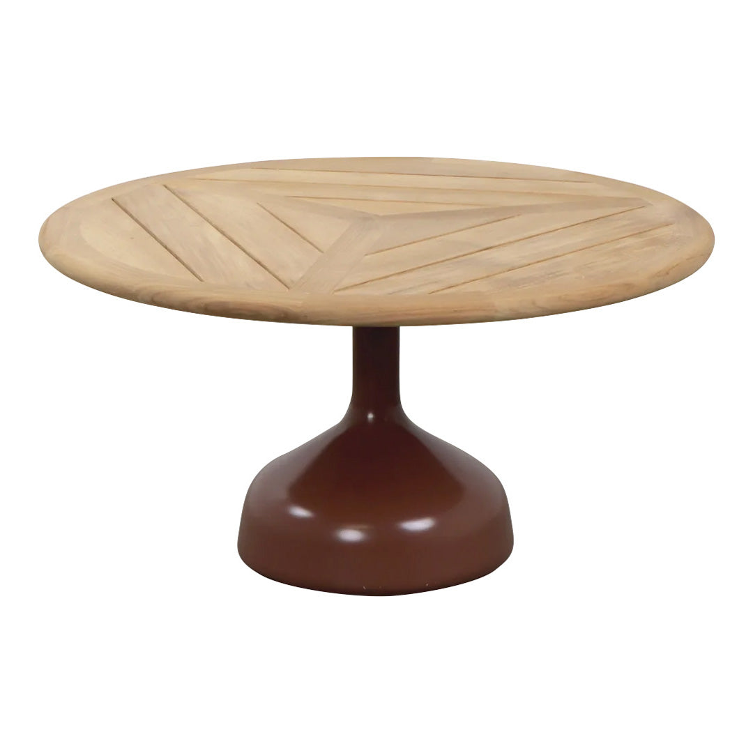 Modern Round Coffee Table with Glass Top - Large Size for Living Room, Lounge & Office Decor