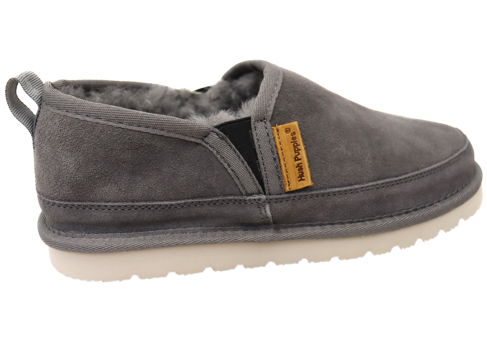 Hush Puppies Leopold Men's Comfortable Wide Fit Slippers - Soft Indoor/Outdoor House Shoes for Relaxation & Lounge Wear