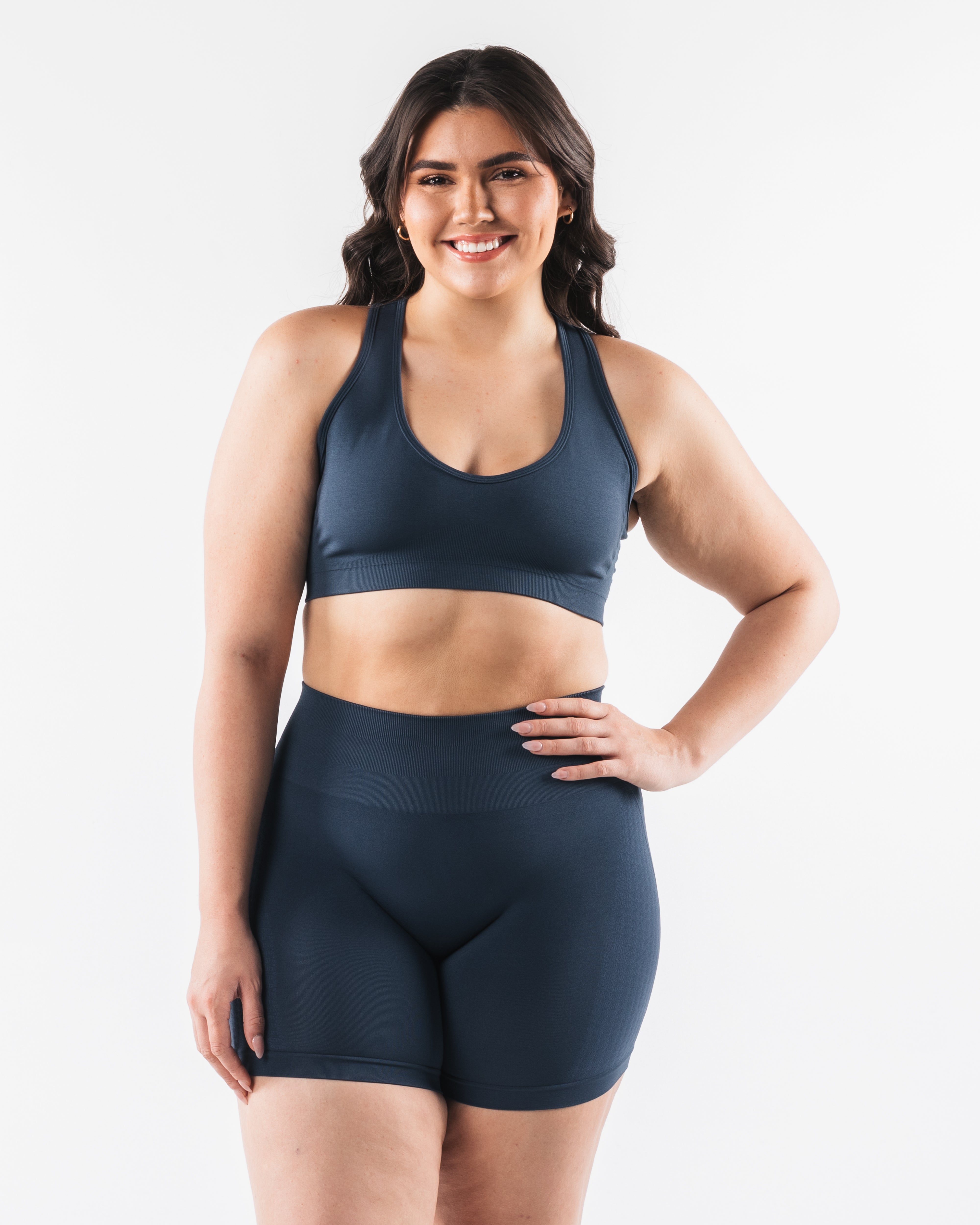 Amplify Contour Bra - Trusted Blue Wireless Support for Everyday Comfort | Perfect for Yoga, Workouts & Daily Wear