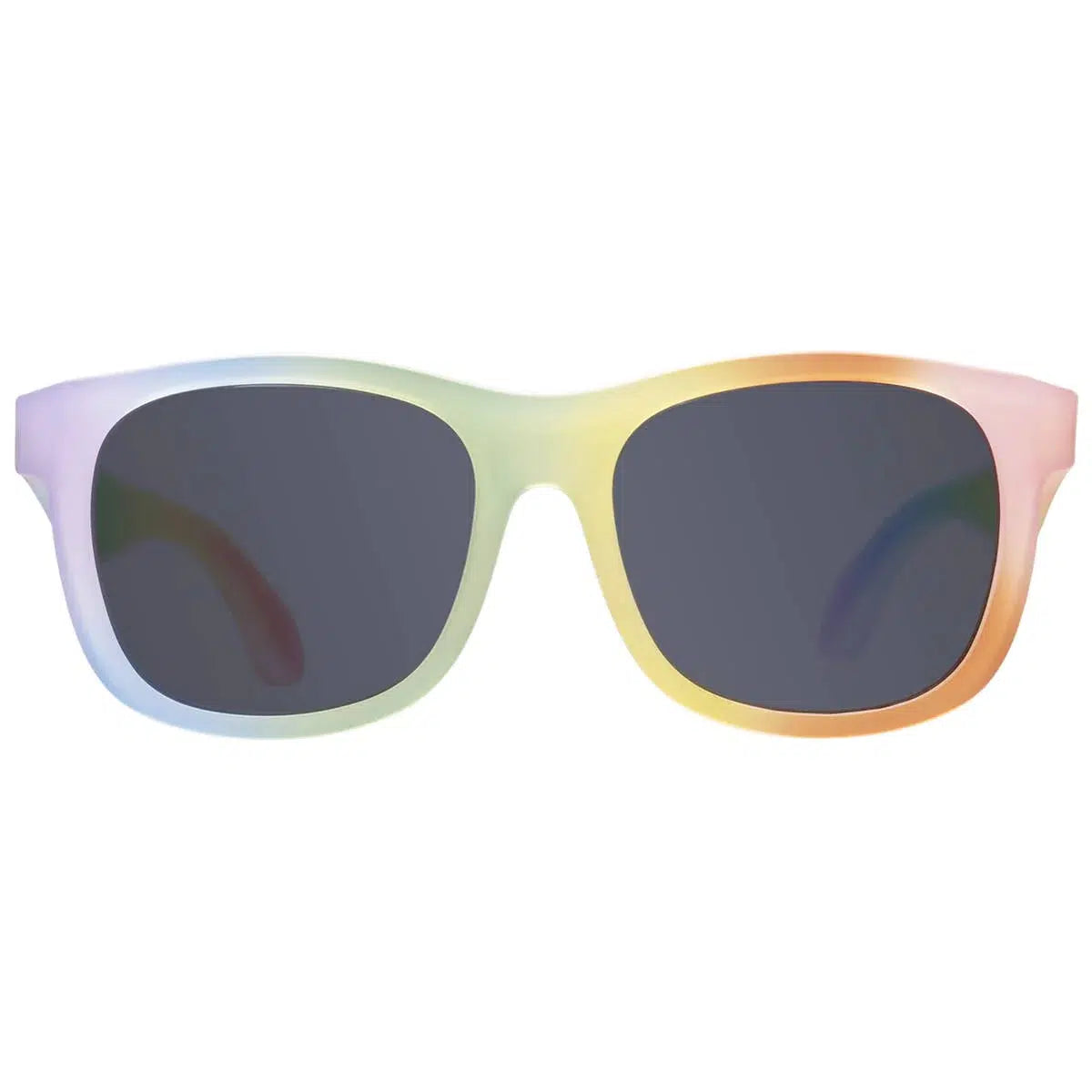 Babiators Navigator Sunglasses for Kids - UV400 Protection, Rad Rainbow Frame - Perfect for Outdoor Play, Beach & Sports Activities