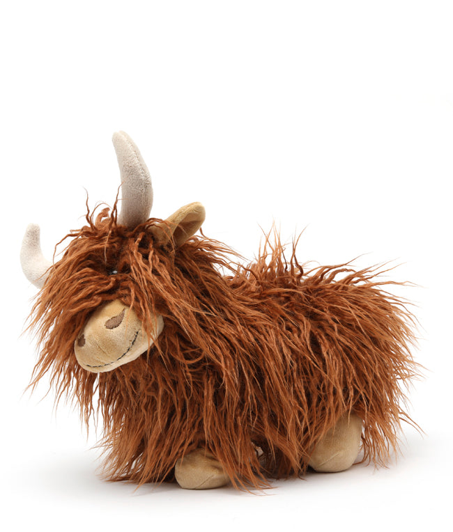 Heidi the Highland Cow Plush Toy - Soft and Cuddly Stuffed Animal for Kids, Perfect for Nursery Decor, Gifts, and Comforting Bedtime Companions