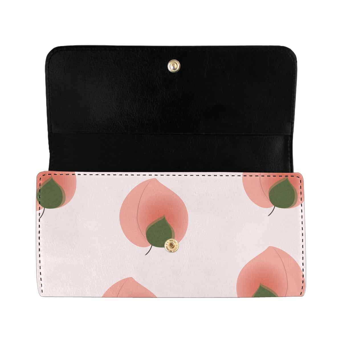 **INTERESTPRINT Women's PU Leather Trifold Long Clutch Wallet - Pink Flamingo Design for Credit Cards & Cash - Perfect for Travel, Parties & Everyday Use**