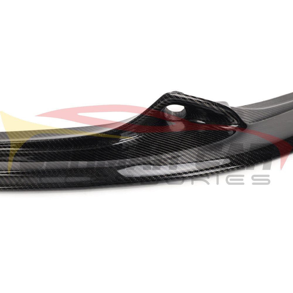 2014-2020 BMW 2 Series F22/F23 Carbon Fiber M Performance Style Front Bumper Lip Spoiler - Aggressive Styling & Enhanced Aerodynamics for Coupe/Convertible Models | Perfect for Car Shows & Street Racing