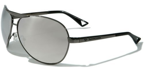 BIOHAZARD OPTICS Men's Polarized Aviator Sunglasses for Driving - UV Protection, Classic Pilot Style, Lightweight Metal Frame - Perfect for Road Trips & Outdoor Adventures