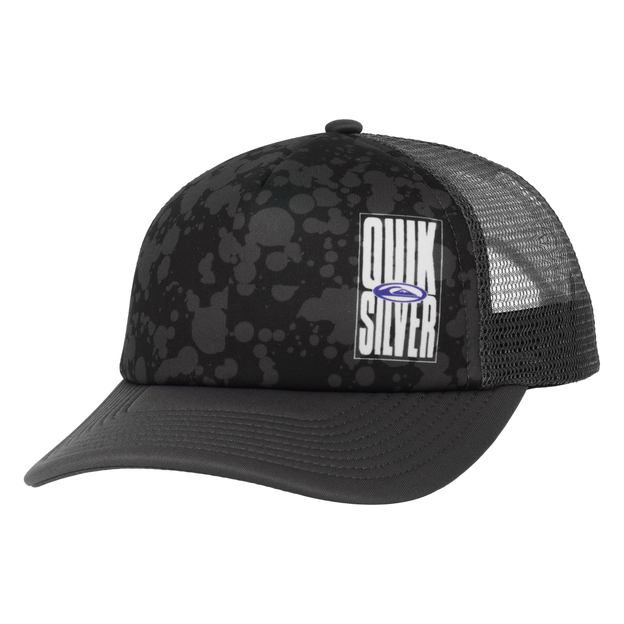 Quiksilver Boys' Emu Coop Snapback Trucker Hat - Adjustable Baseball Cap for Kids & Teens - Perfect for Outdoor Sports, Beach & Casual Wear