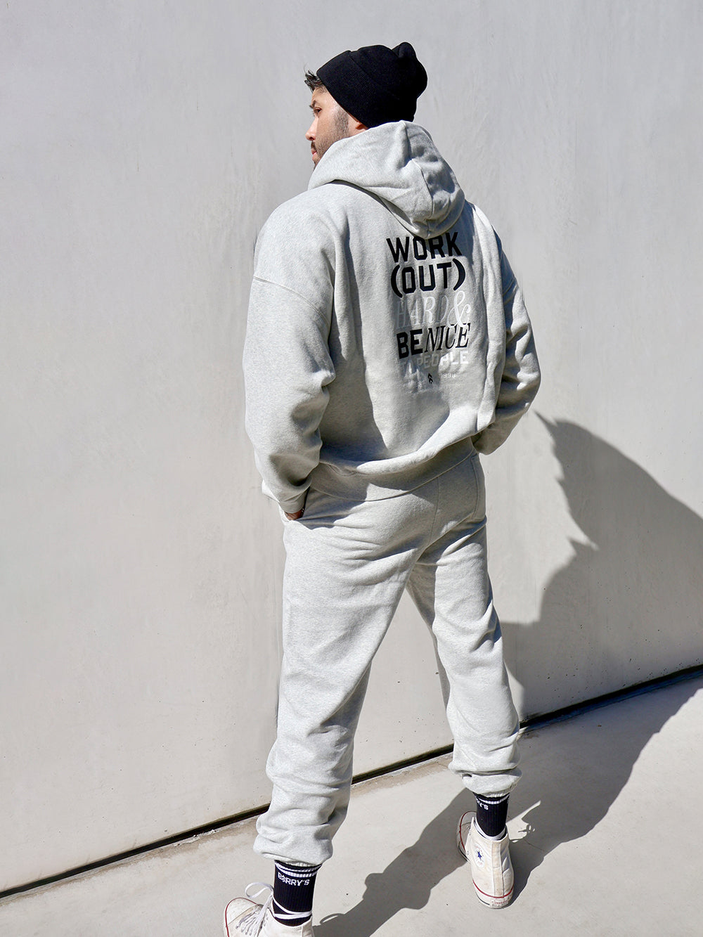 Barry's LT Heather Grey Unisex Sweatpants - Comfortable Casual Joggers for Men & Women - Perfect for Lounge, Gym, and Everyday Wear