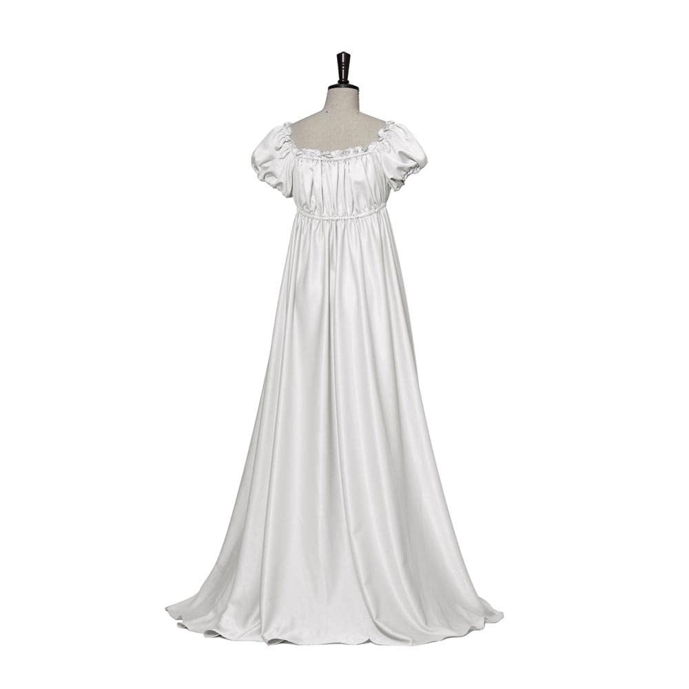 Elegant Daphne Regency Dress for Women - High Waist Jane Austen Inspired Ball Gown | Perfect for Historical Reenactments, Tea Parties & Formal Events