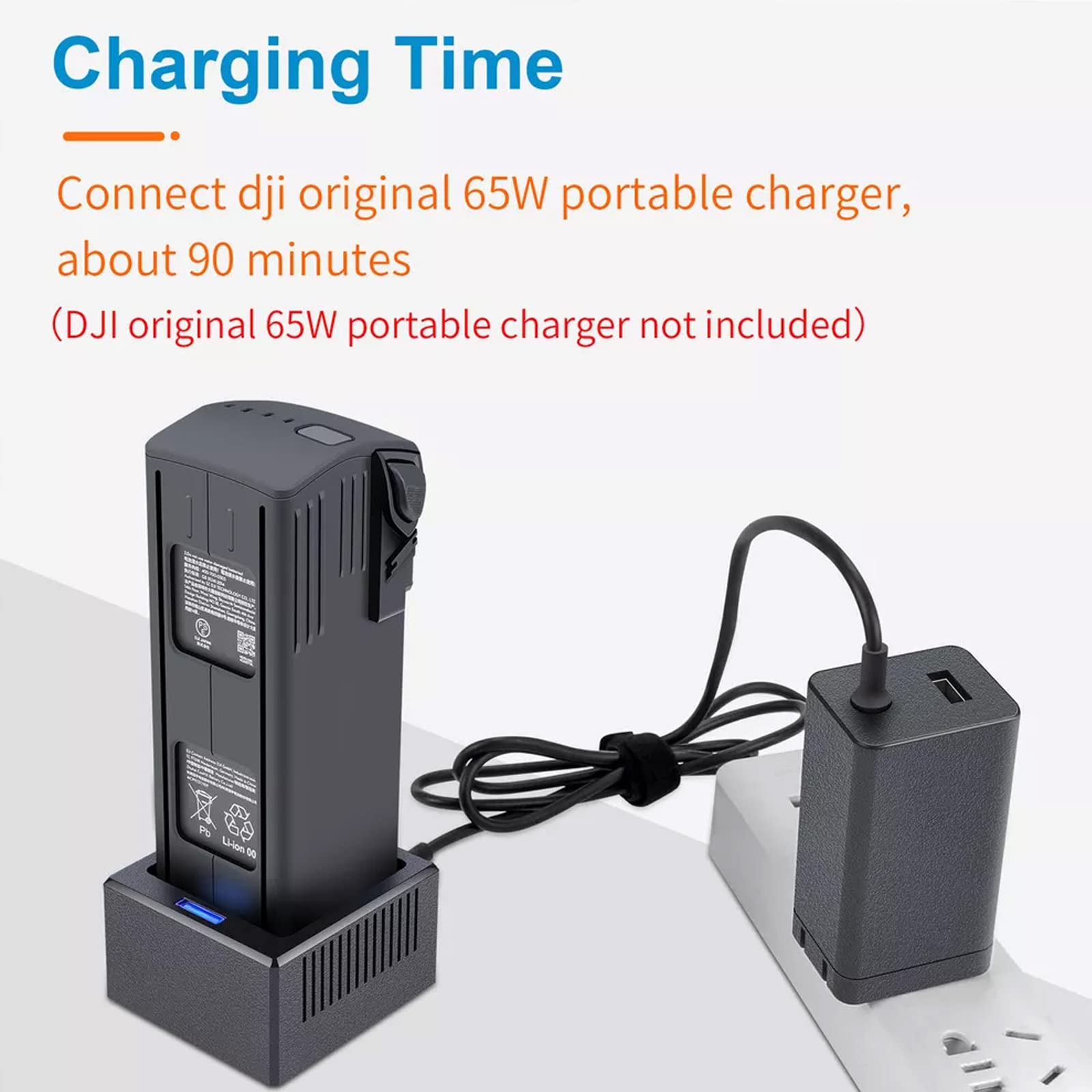 DJI Mavic 3 Fast Charging Hub - USB Smart Battery Charger with LED Display for Mavic 3 Drone Accessories | Quick Charge Multiple Batteries | Perfect for Travel, Aerial Photography & Outdoor Adventures