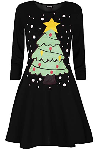 Xmas Tree Star Black