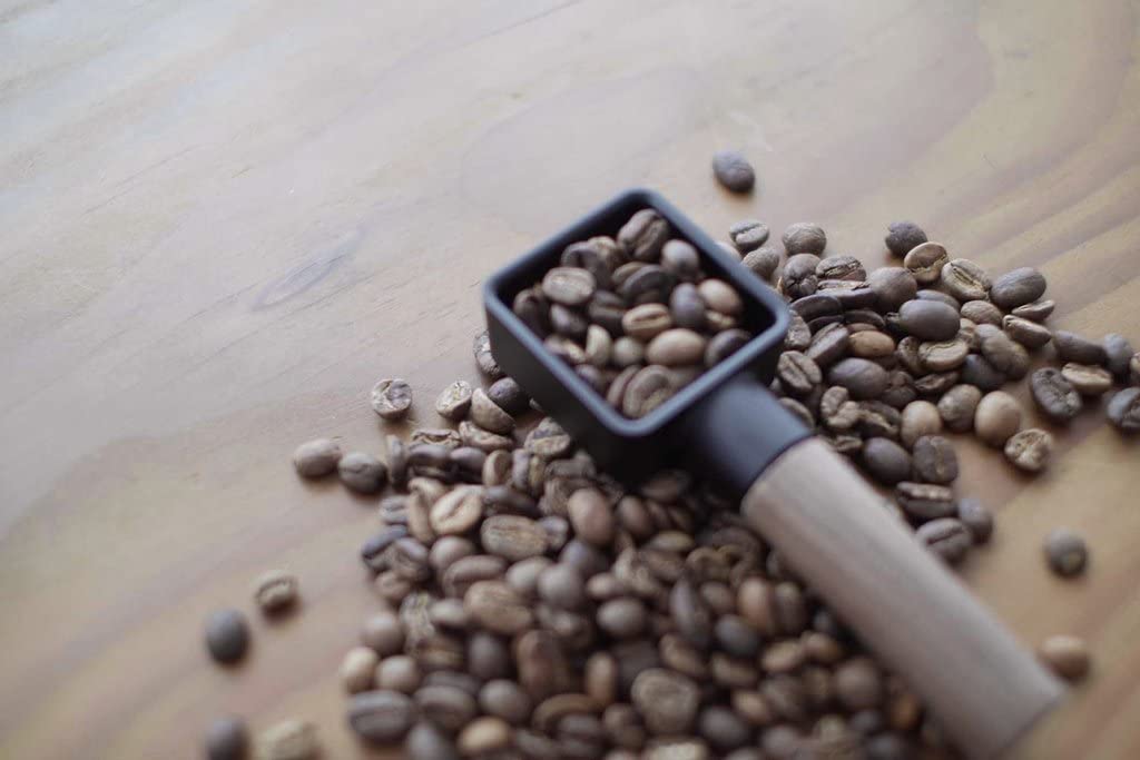 Premium HMM Iron & Teak Coffee Scoop - Durable & Stylish Measuring Spoon for Coffee, Tea, and Spices - Perfect for Home, Cafe, or Barista Use