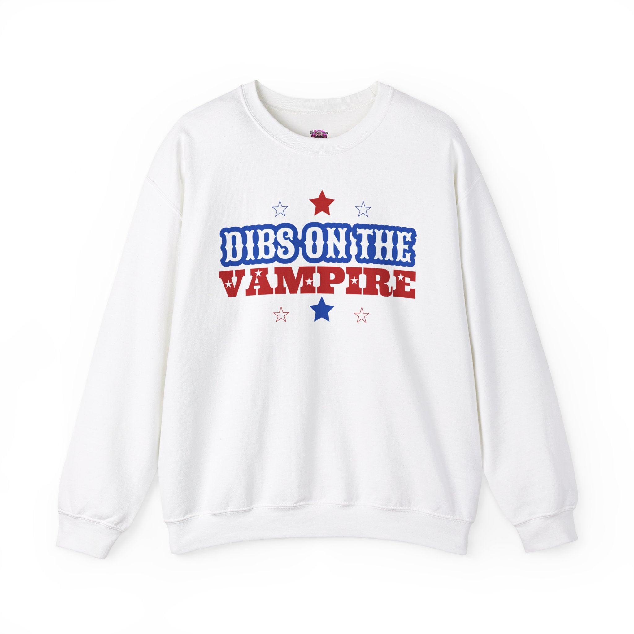 Vampire Crewneck Sweatshirt - Gothic Horror Graphic Pullover for Men & Women | Perfect for Halloween, Cosplay, and Dark Fashion Enthusiasts