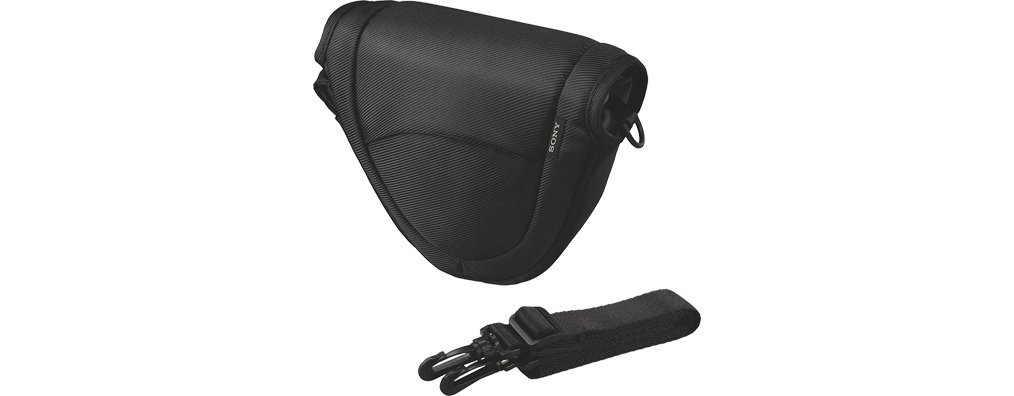 Sony EMC Soft Camera Case for NEX Series - Lightweight Protective Pouch for Mirrorless Cameras - Perfect for Travel & Outdoor Photography (Black)