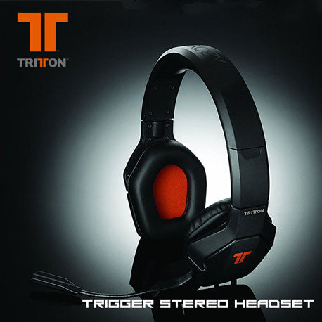 Tritton Trigger Stereo Gaming Headset for Xbox 360 & PC - Comfortable Ear Cups with Leather Cushions - Perfect for Online Gaming, Streaming & Voice Chat