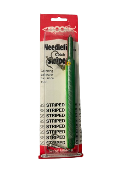 Boone 7200 Series 7 Needlefish Fishing Lure - Green Color Saltwater Bait for Bass, Trout and Walleye - Perfect for Offshore and Inshore Fishing