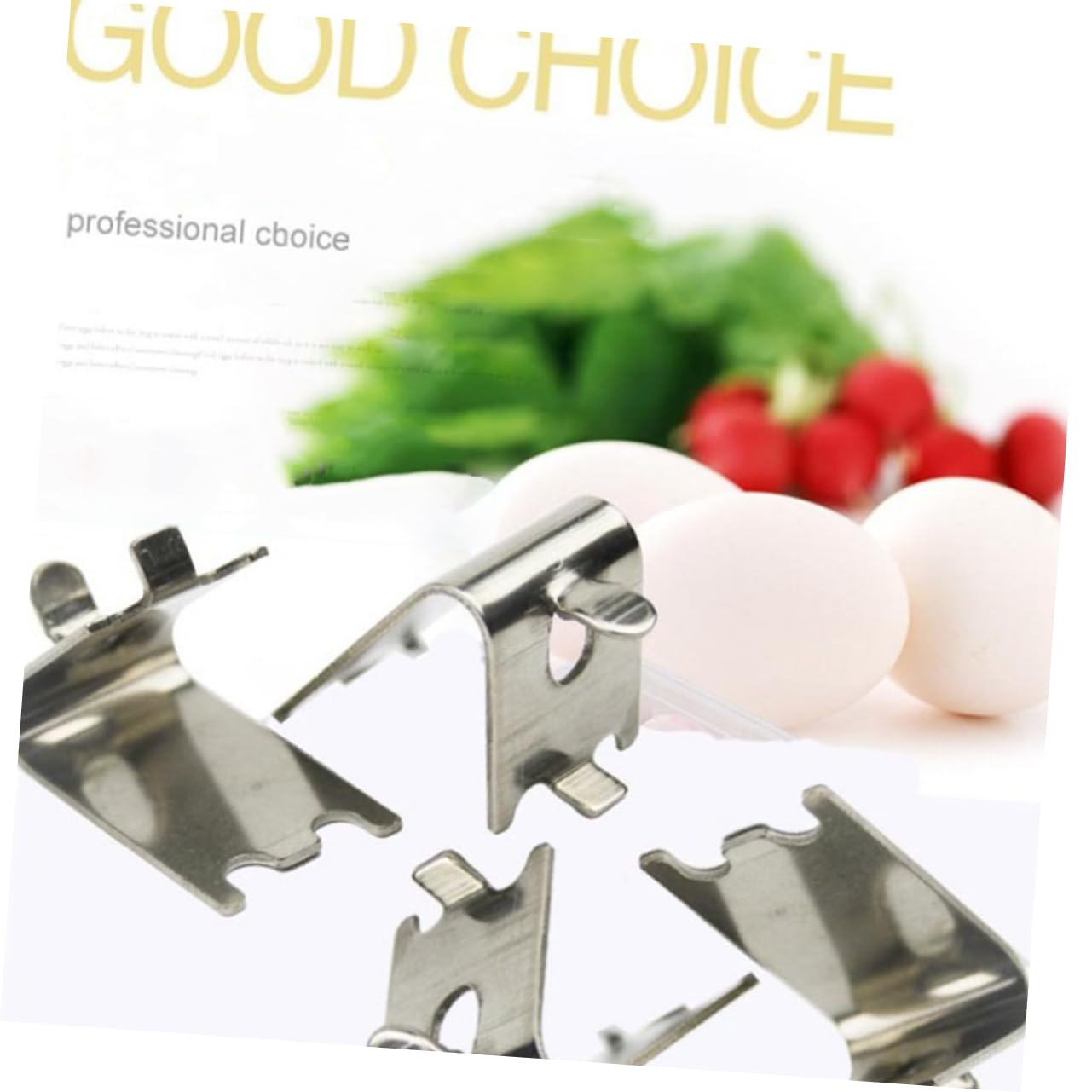 4-Piece Metal Clips for Desk Partition & Acrylic Shelf - Heavy Duty Refrigerator Shelf Brackets & Freezer Buckle Replacement - Perfect for Office Organization & Kitchen Storage Solutions