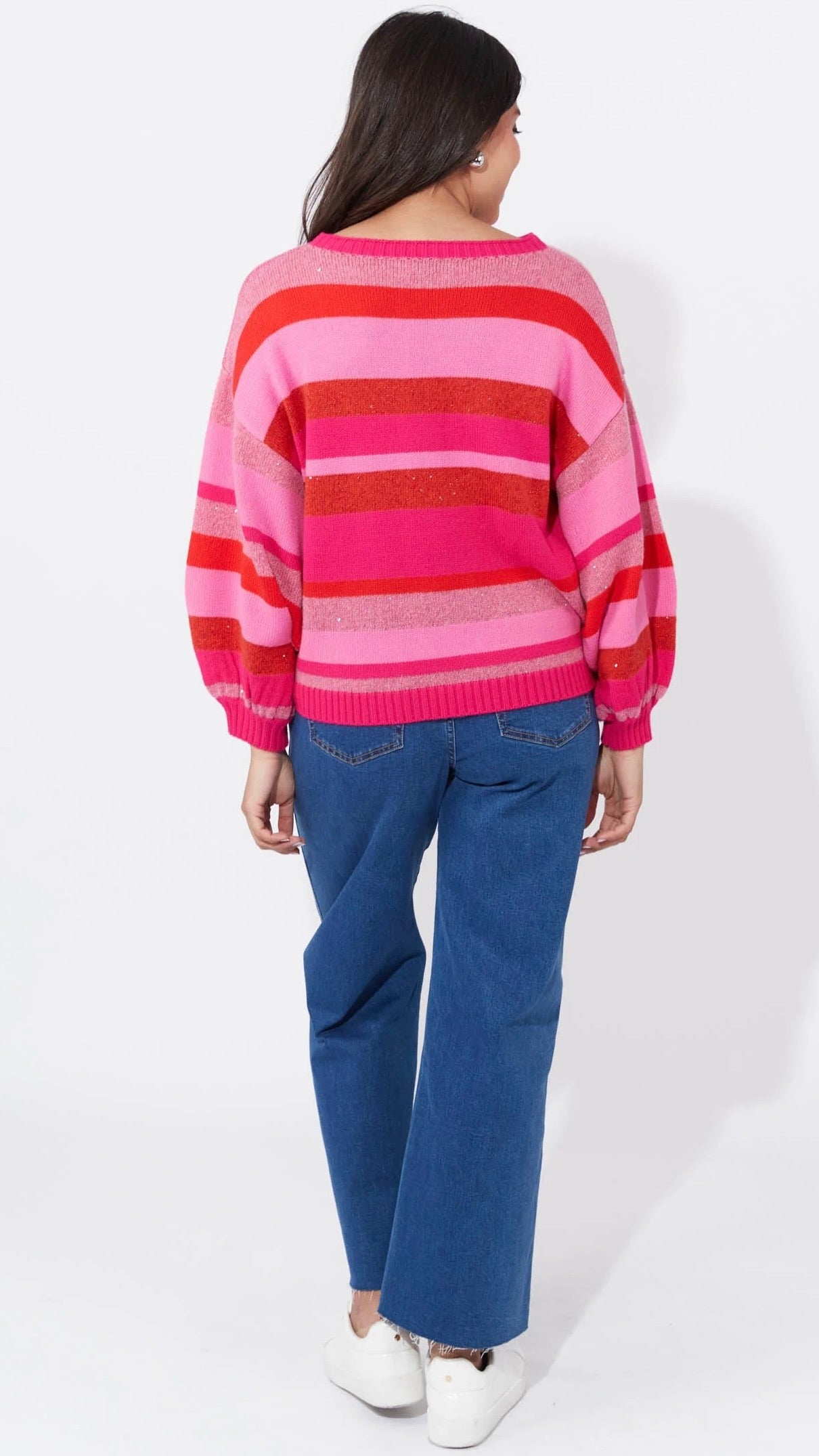 Yuma Jumper - Stylish Women's Knit Sweater in Chilli Pink | Cozy Winter Fashion for Casual Outings & Office Wear