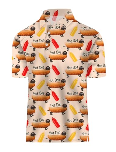 Hot Dog Polo Shirt
