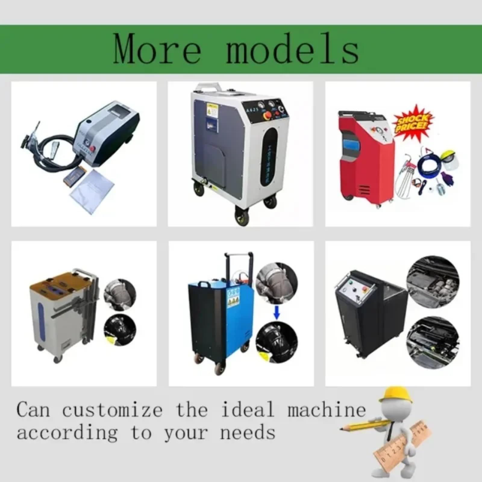 CO2 Dry Ice Blasting Machine - Industrial & Commercial Dry Ice Cleaning Equipment for Automotive, Countertop & Surface Restoration | Perfect for Degreasing, Mold Removal & Equipment Maintenance