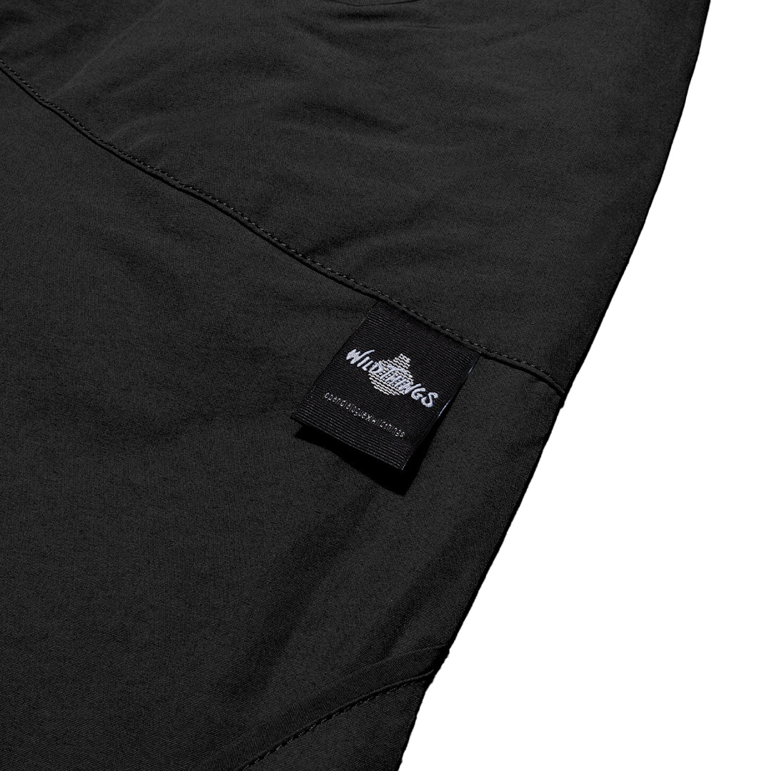 OPEN DIALOGUE X WILDTHINGS Knee Pleated Cargo Pants for Men - Black Tactical Pants for Outdoor Hiking, Travel & Streetwear Fashion