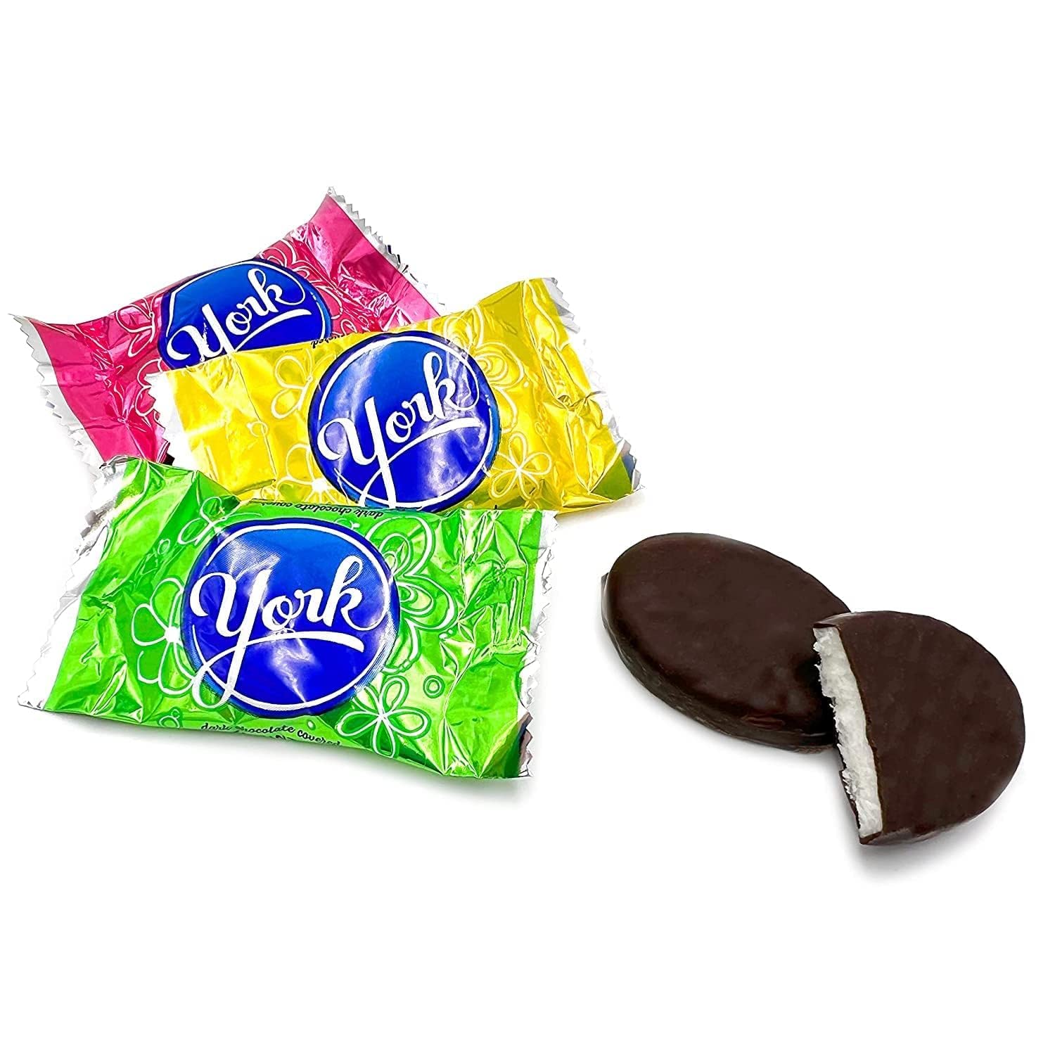 Easter York Eggs - 5 LB Bulk Dark Chocolate Covered Peppermint Patties in Spring Pastel Colors - Individually Wrapped for Egg Hunts, Easter Basket Fillers, Party Favors & Spring Celebrations