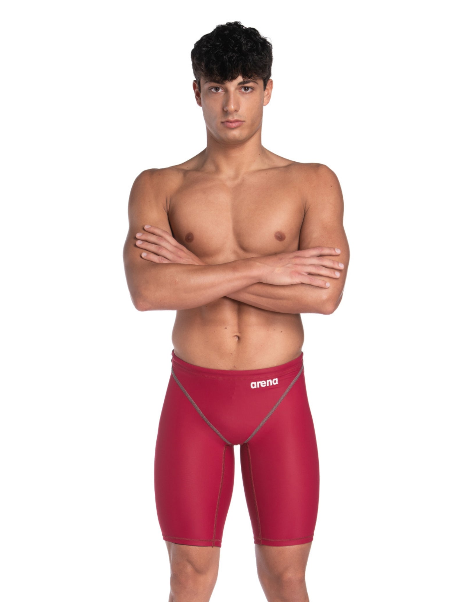 Powerskin ST NEXT Jammer Deep Red - High Performance Competition Swimsuit for Professional Swimmers - Perfect for Training, Racing, and Water Sports