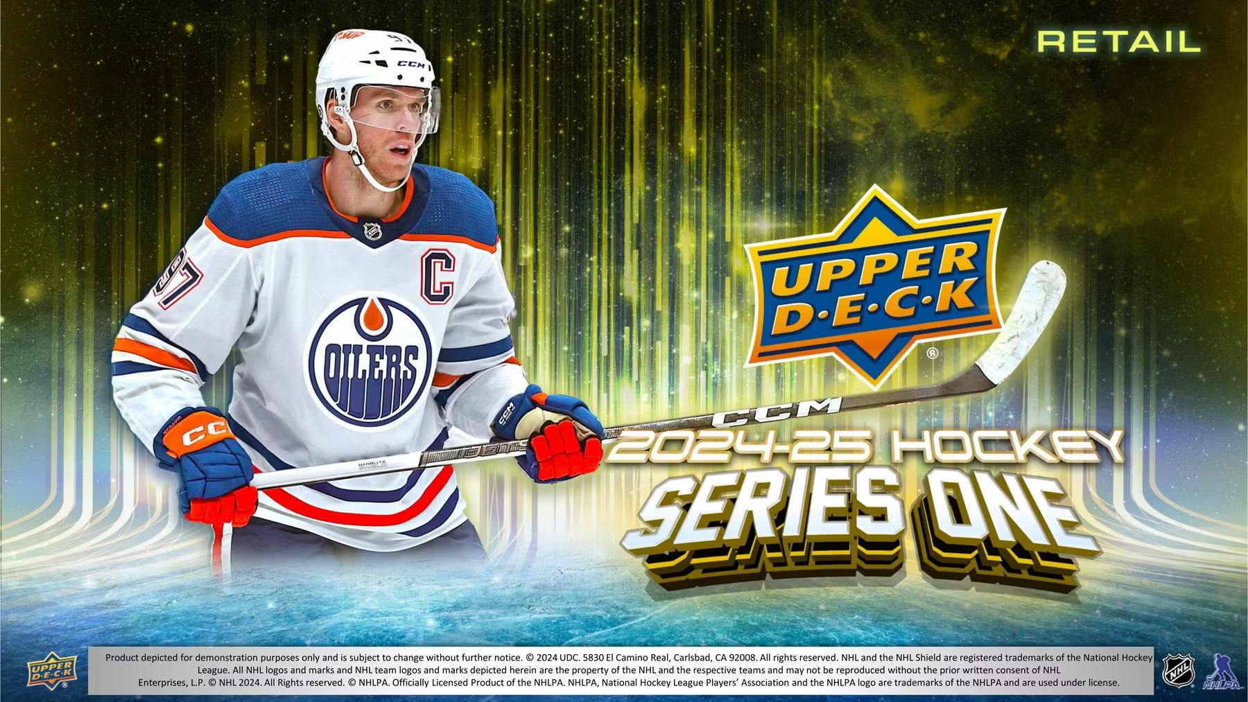 2024-25 Upper Deck Series 1 Hockey Tin - 12 Tin Case | NHL Collectible Cards for Trading, Gifting & Display | Perfect for Hockey Fans & Card Collectors