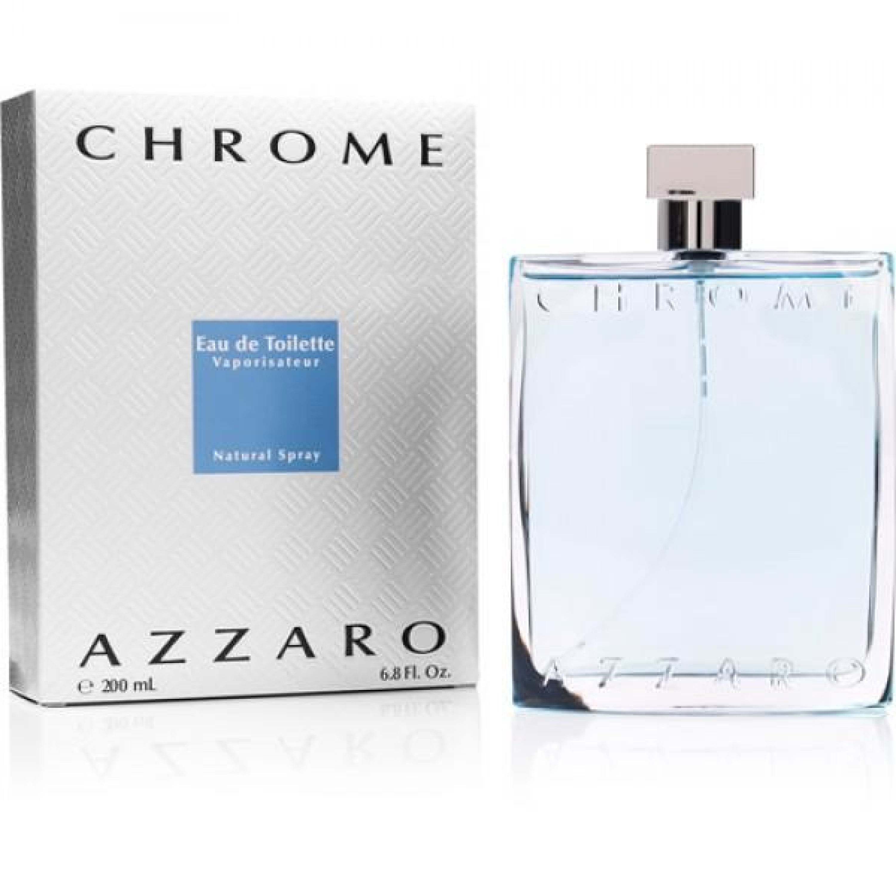 Azzaro Chrome Men's Eau de Toilette Spray - Fresh & Woody Fragrance for Day & Night Wear, Work & Special Occasions