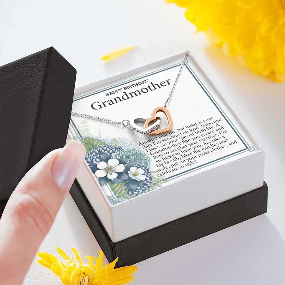 Personalized Message Card Necklace - Handmade Custom Jewelry for Grandmother | Birthday Gift, Christmas Present, Mother's Day | Perfect for Parties, Celebrations & Special Occasions