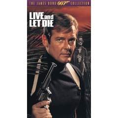 James Bond 007 Live and Let Die VHS Tape - Classic Action Movie Collector's Edition - Perfect for Movie Nights & 80s Nostalgia Collections
