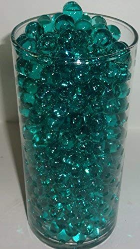 Premium Teal Water Beads - Vase Fillers for LED Submersible Lights, Tea Lights & Floating Candles - Perfect for Weddings, Home Decor & Spa Relaxation