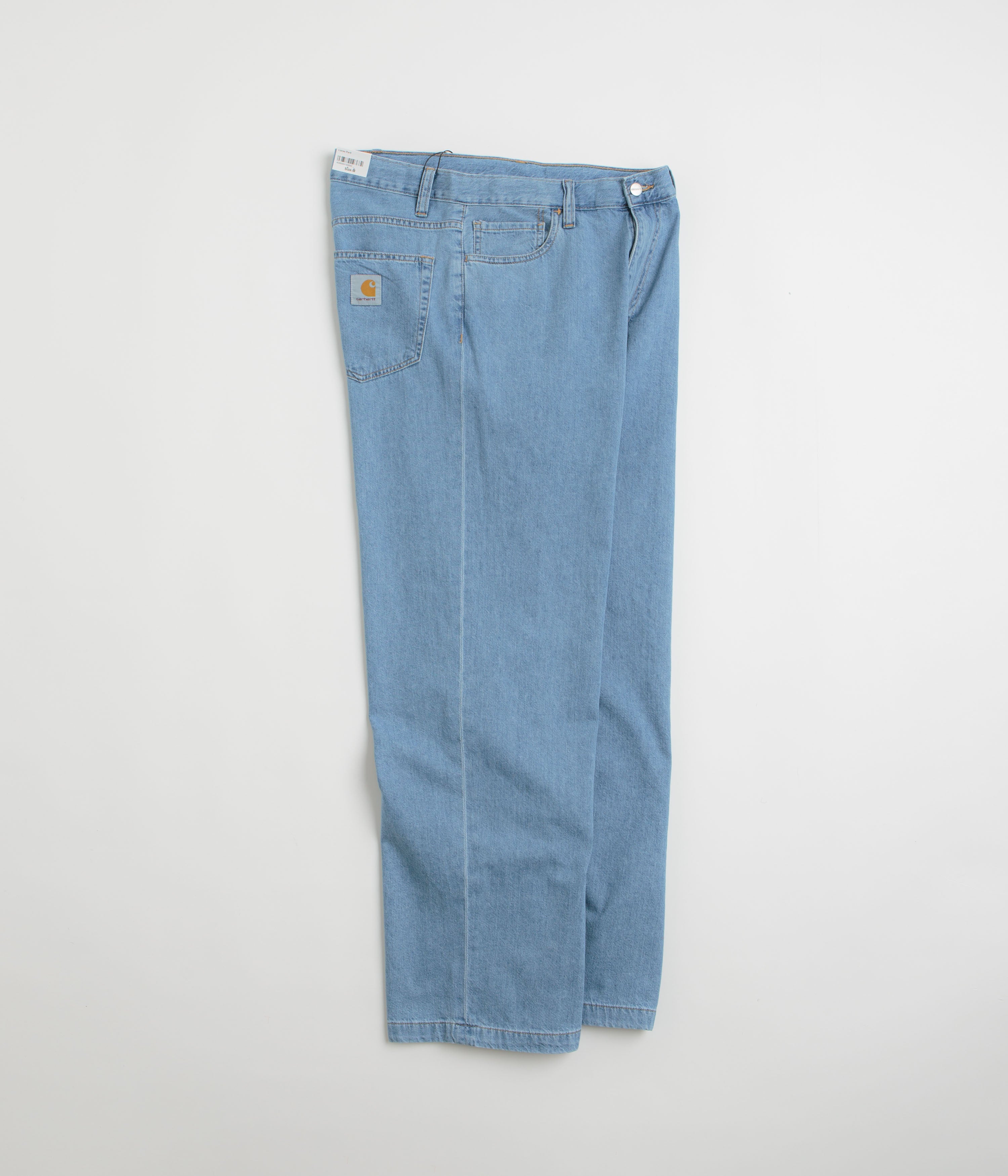Carhartt Lucas Pants - Durable Work Pants for Men in Blue Bleached Wash | Perfect for Construction, Landscaping & Outdoor Jobs