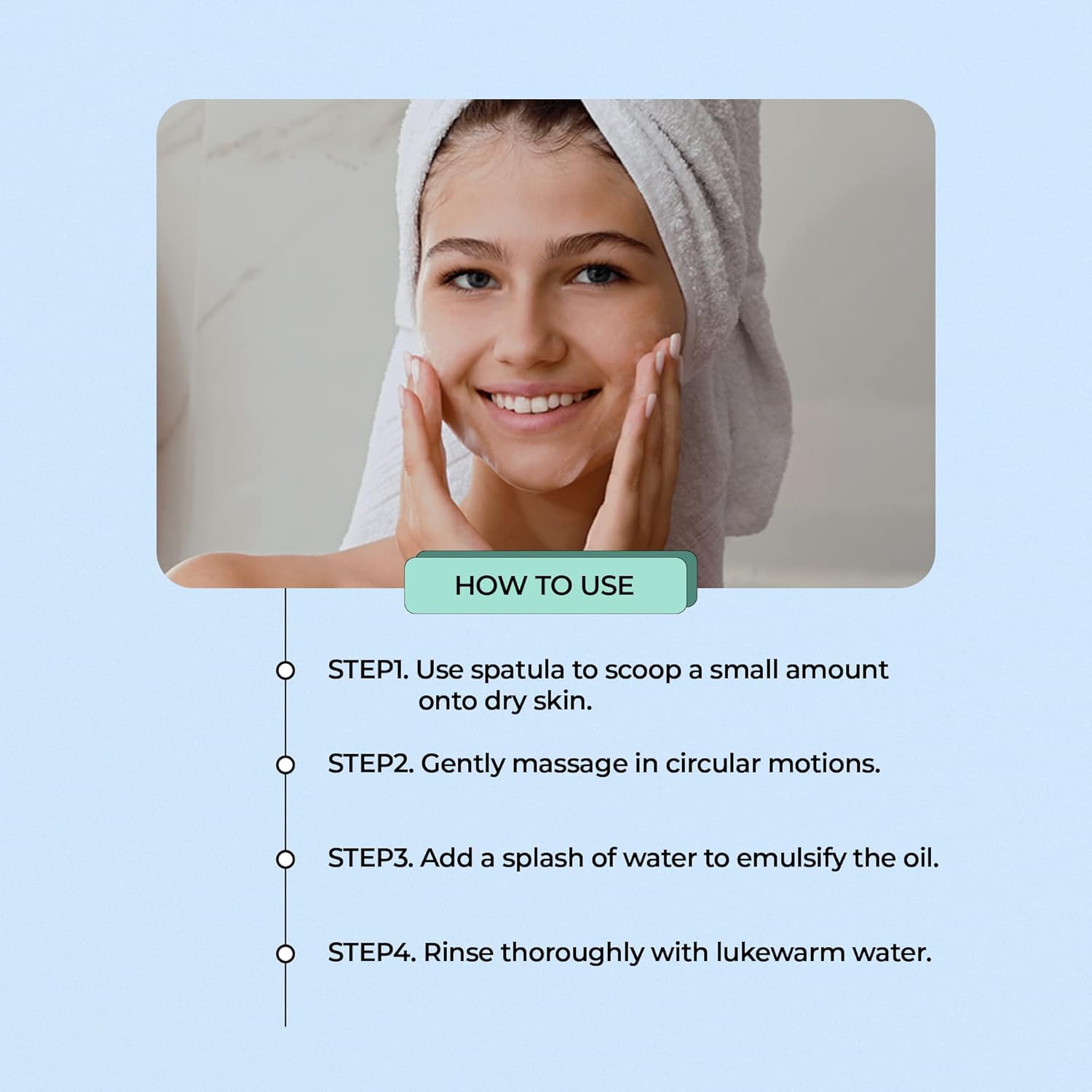 YADAH Green Tea Cleansing Balm II (0.84 fl oz) - Korean Vegan Makeup Remover for Sensitive Skin, Moisturizing Facial Cleanser with Botanical Oil Extract, Residue-Free | Perfect for Double Cleansing & Travel Skincare Routine