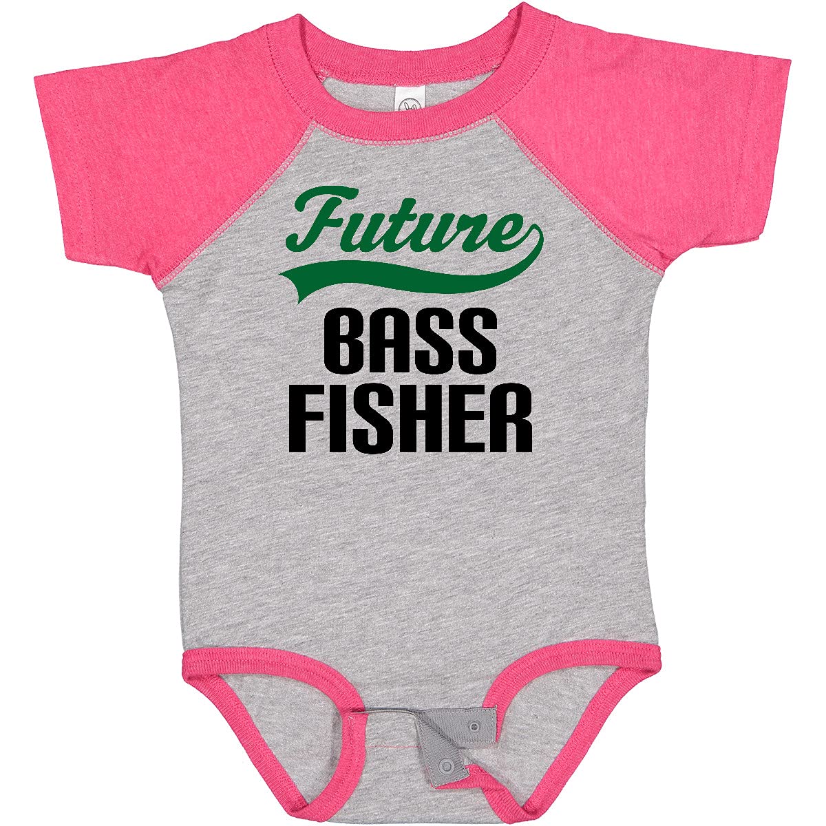 Inktastic Future Bass Fisher Baby Bodysuit - Cute Fishing-Themed Onesie for Newborns & Infants - Perfect Gift for Baby Showers, Birthdays & Family Photos