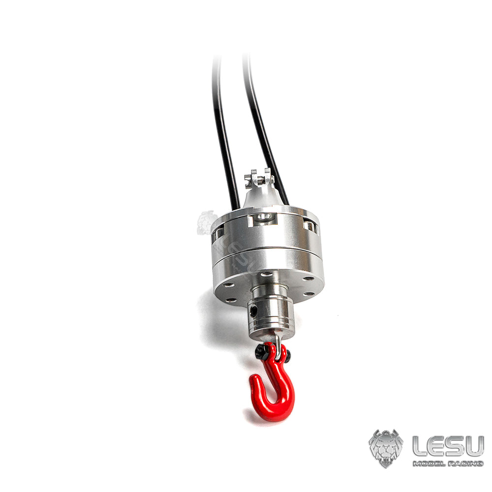 LESU Metal Balance Fork Hydraulic Rotary Cylinder Hook for Tamiya 1/14 RC Crane & Dumper Truck - Heavy Duty DIY Model Parts for Construction & Mining Simulation Scenes